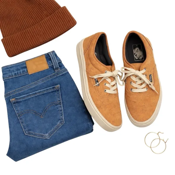 Vans UltraRange Cork Eco Vegan Sneakers Women’s Size 6.5 Sustainable Shoe in EUC - Image 2