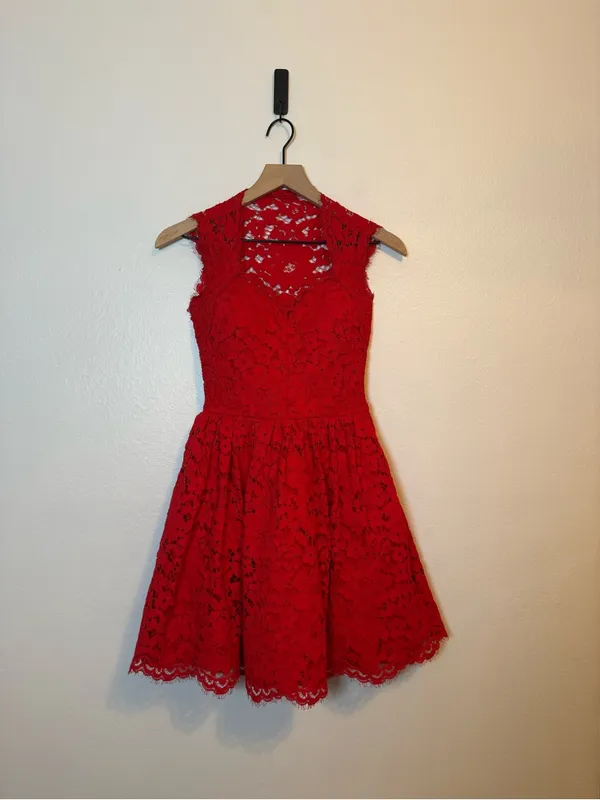 Alexis Full Lace Mini‎ Dress - Image 2