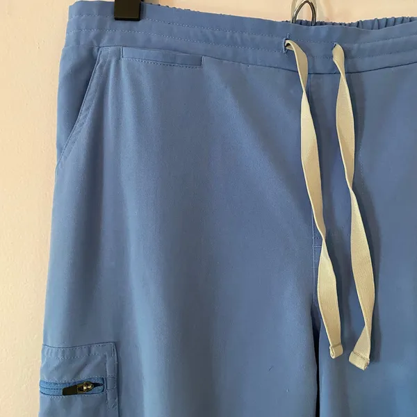 FIGS Ceil Blue Yola Straight Leg Scrub Pants Uniform Nurse Doctor Women's Small - Image 3