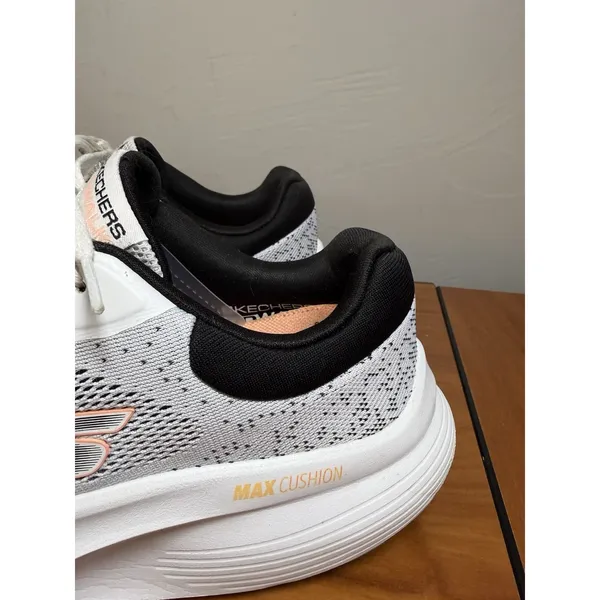 Skechers Go Walk Max Walker Vea Size 8.5 White Black Running Shoes Sneakers - Image 2