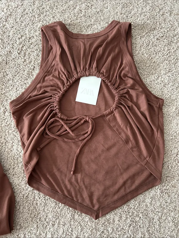 Zara flowy pants & top set. S - Image 11