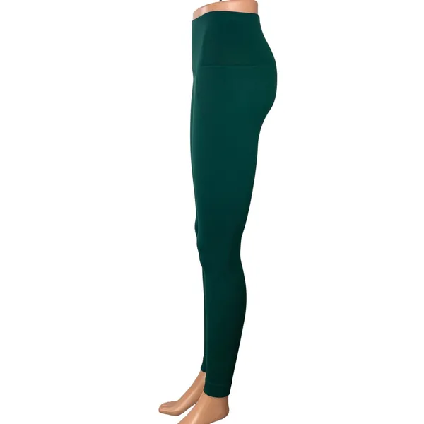 Set Active Women's Green High Rise Yoga Workout Athletic Leggings Pants Size S - Image 2