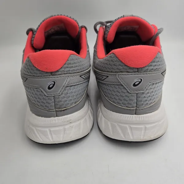 Asics Running Shoes Women 8 Wide Gel Contend 6 Gray Low Top Gym Trainers Sneaker - Image 4