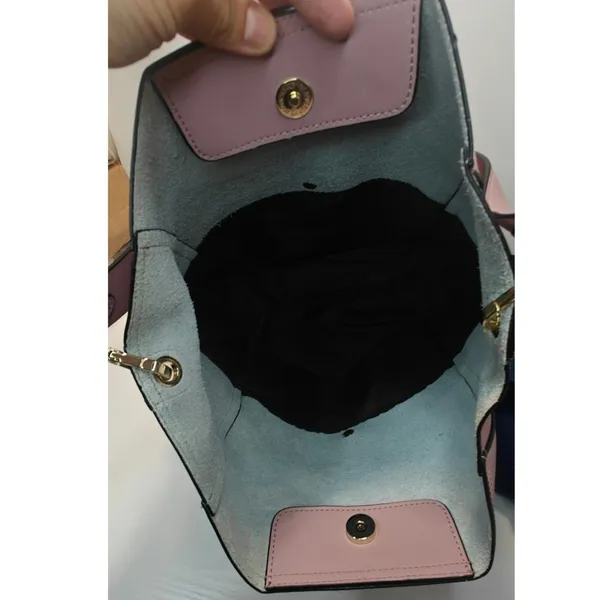 Baby Pink leather Tote by Bostatent - Image 7