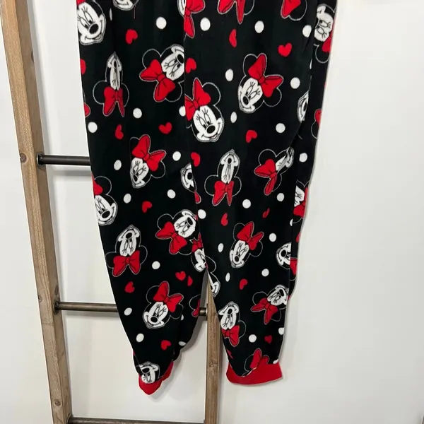Disney Minnie Mouse Sleep Jumper Zip Up‎ Size X Large - Image 2