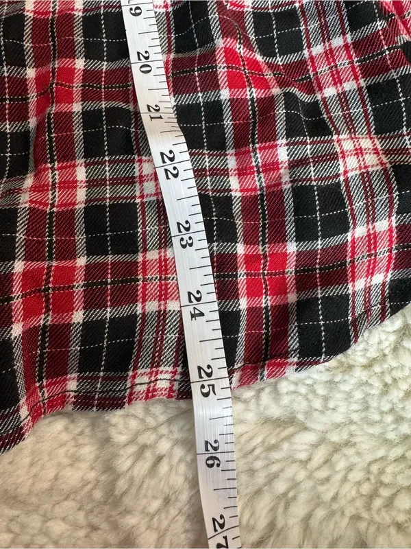 Tommy Hilfiger Women’s Lightweight Plaid Flannel Button-Down Shirt - Image 5