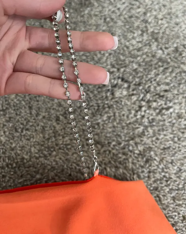 Boohoo Night Rhinestone Strap Dress - Image 5
