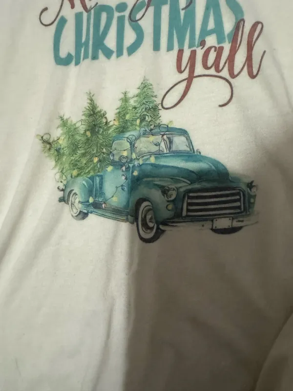 Merry Christmas shirt White Size M - Image 3