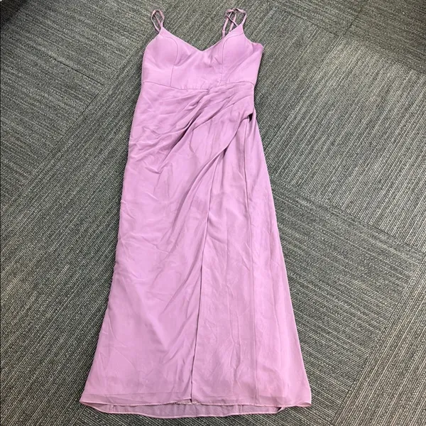 Elegant Azazie Lavender Spaghetti Strap Dress - Image 8