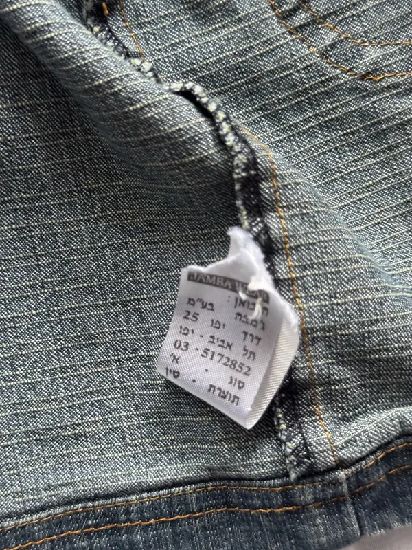 Vintage Y2K Weles Blue Denim Jacket - Image 8