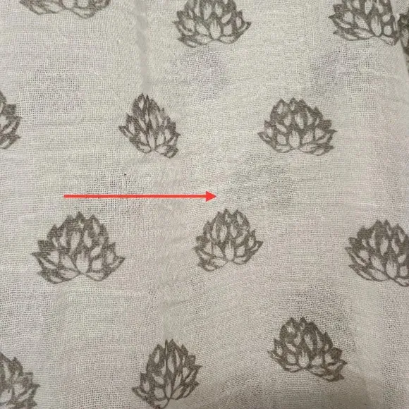 EBERJAY Breezy Weave Cover-up in Lotus‎ Bloom Natural & Sage Grey and size M/L - Image 7