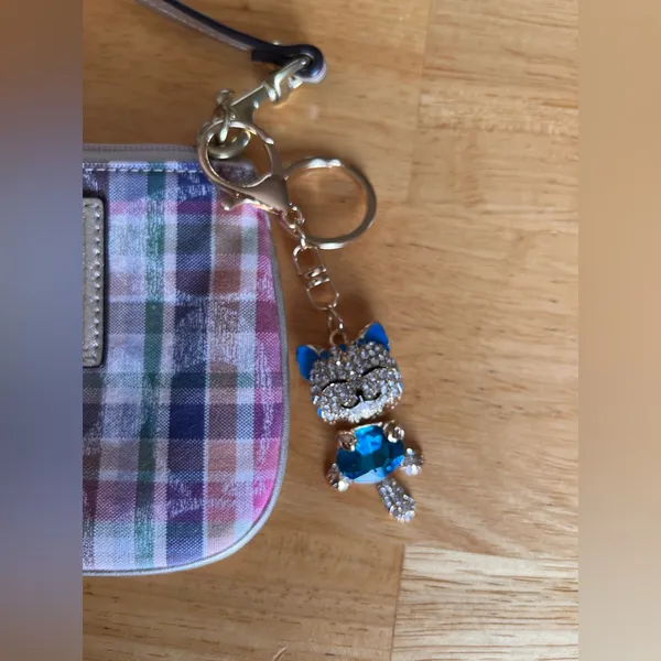 Coach Multicolor Plaid Wristlet - Image 9