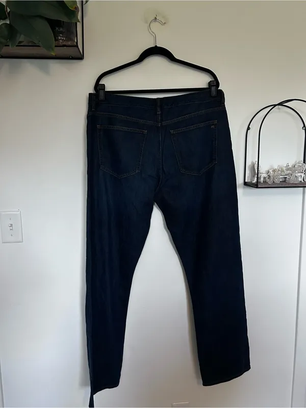 NWT Madewell The‎ Tall Curvy Dean Easy Straight Jean SoftDrape Foundry Wash 32T - Image 4