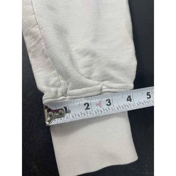 American Giant Jogger Sweatpants XS Off White Gray USA Made Drawstring Lounge - Image 10