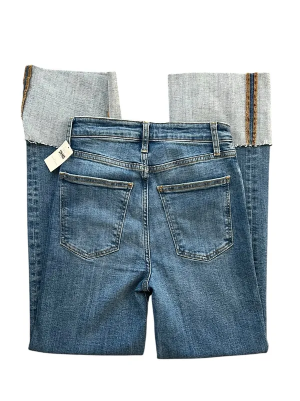 Anthropologie Pilcro Women’s Scotty High Rise Cuffed Straight Leg Jeans 26 Tall - Image 8