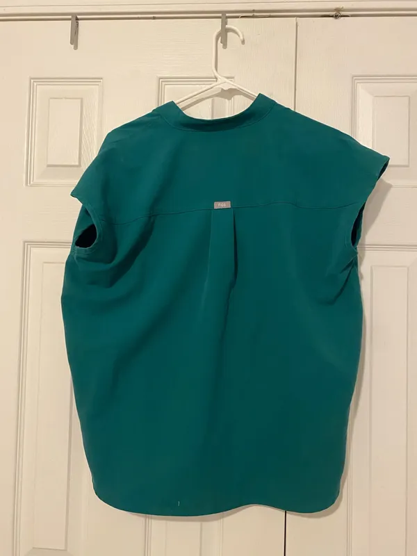 Green FIGS Top Scrub Women’s - Image 3