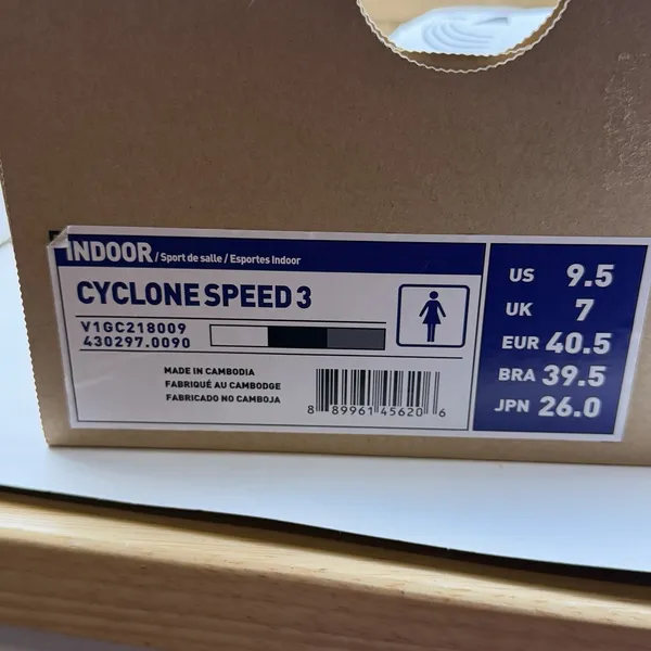 Mizuno Women's Cyclone Speed 3 Volleyball Shoe Size 9.5‎ New White/Black - Image 13