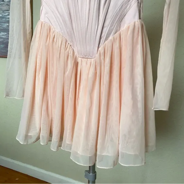 Size S PLUS CUP House of CB 'Vivi' Soft Peach‎ Corset Mini Dress NWOT - Image 9