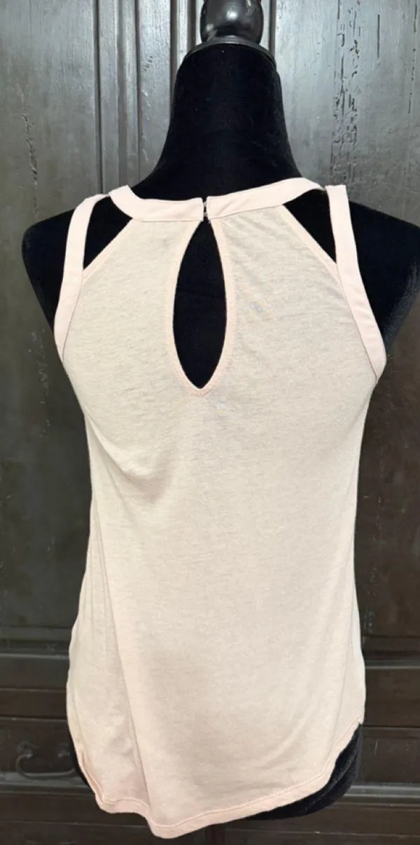 Express lite Pink tank top blouse- size XSmall - Image 3