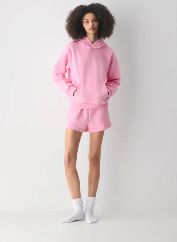 NWT Aritzia COZY SWEATFLEECE PERFECT HOODIE in jellybean. Size Medium - Image 2