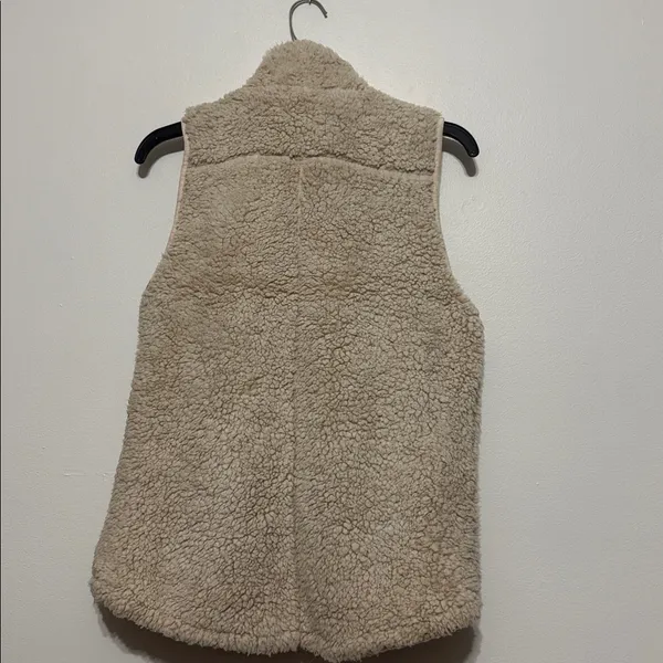 Love Tree beige Sherpa full zip cozy comfy Vest - Image 7
