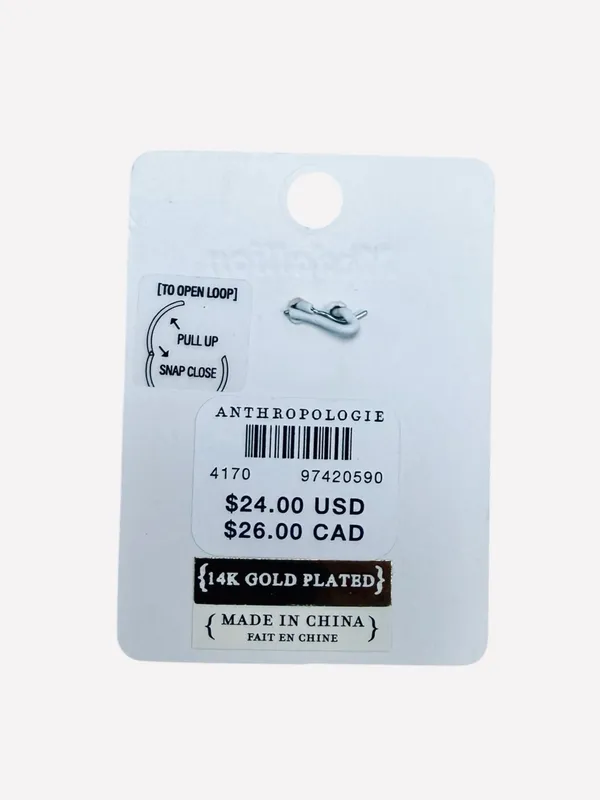 Anthropologie Red Lobster Charm Pendant - 14k Gold Plated Accents NWT 🦞🦞🦞 - Image 4