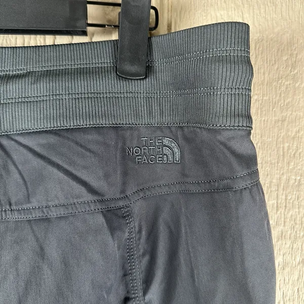 The North Face Aphrodite 2.0 Hiking Pants Womens Large Gray Ruched Athletic - Image 5