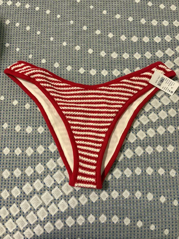 Red and white stripped bikini  - Image 4