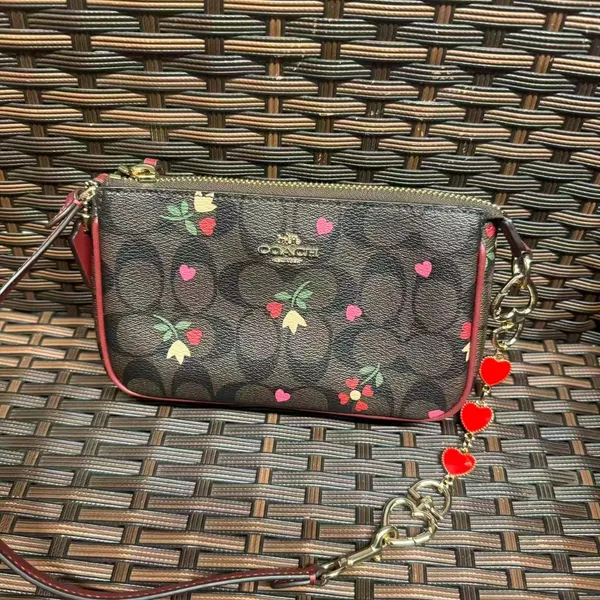 coach Nolita 19 In Signature Canvas With Heart Petal Print c7659 - Image 4