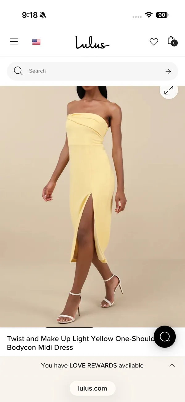 Yellow Lulus Midi Dress - Image 5