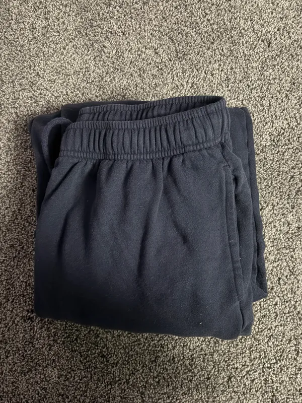 navy blue wide leg aeropostale sweatpants - Image 3
