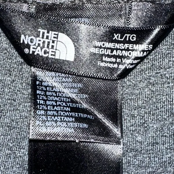 Women's The North Face Cropped Athletic Leggings High Waisted Dark Grey Size XL‎ - Image 4
