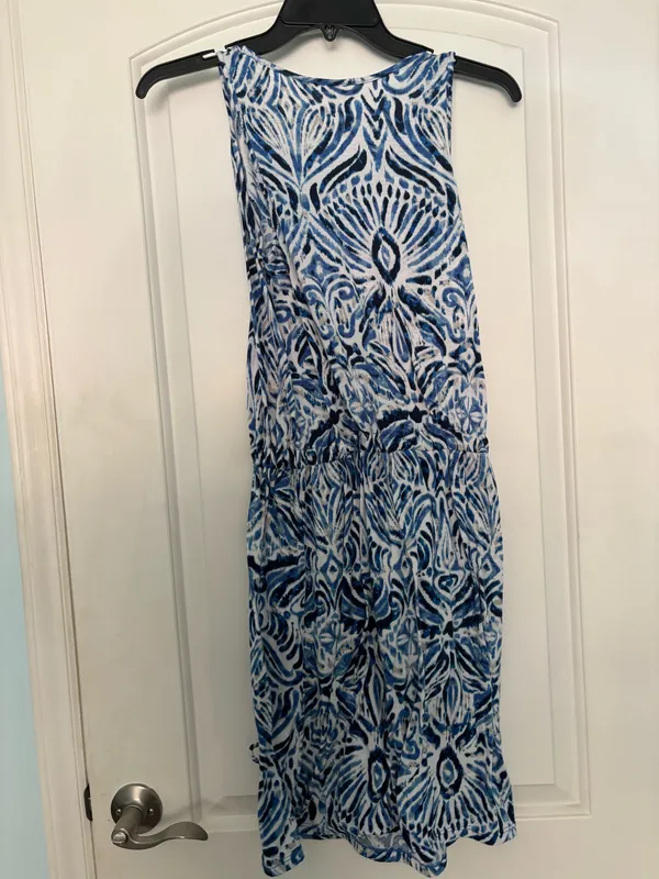 Faded Glory White and blue dress - Image 3