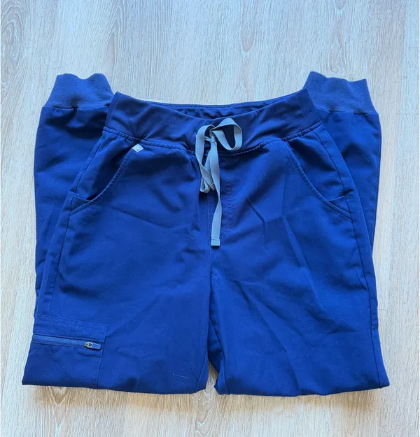 FIGS High-Waisted Zamora Pants Navy XS Petite - Image 3