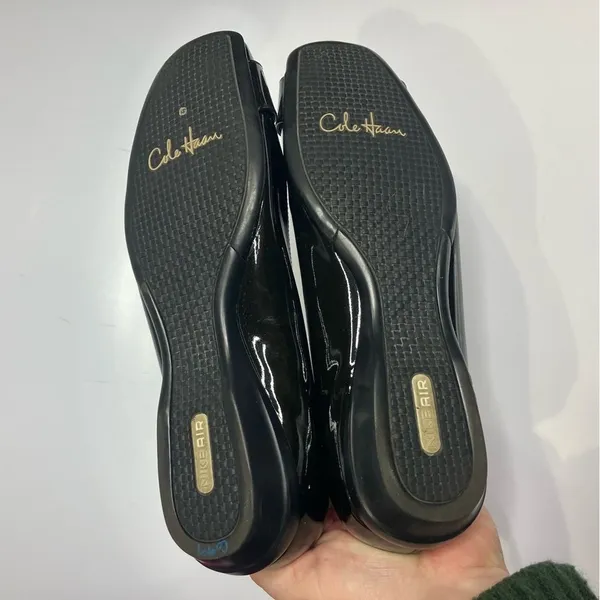 Cole Haan black flats patent leather size 7.5‎ - Image 8