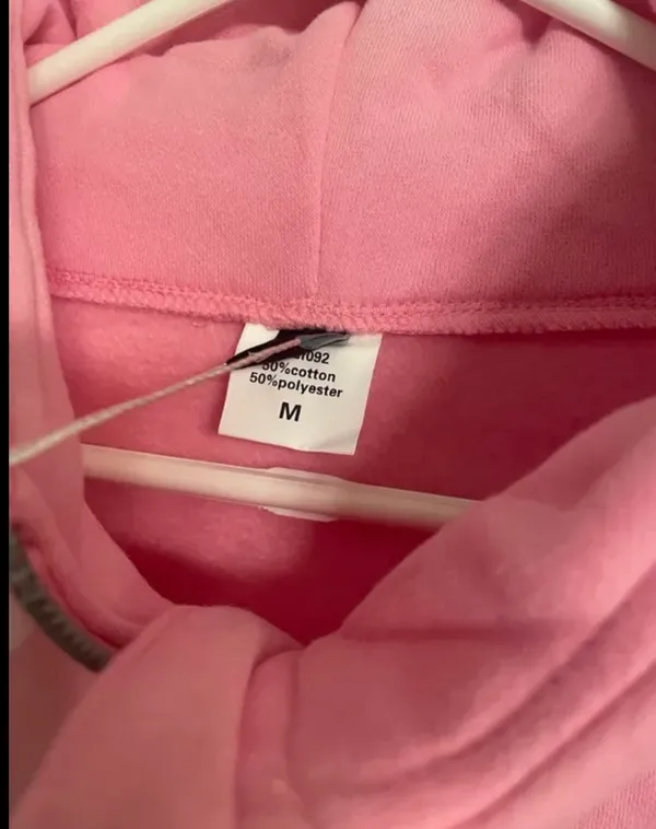 Half zip hoodie Pink Size M - Image 3
