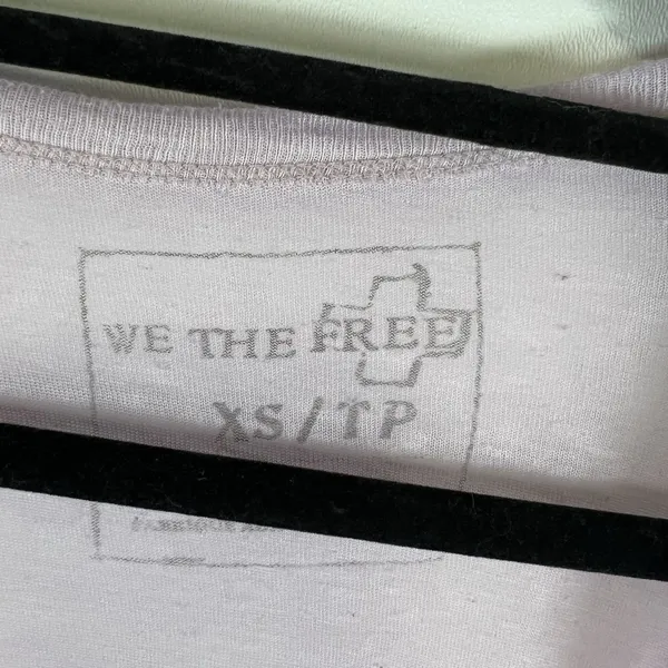 We The Free Burnout T-Shirt Women's Oversized XS V-Neck Boho‎ Lagenlook Slouchy - Image 6