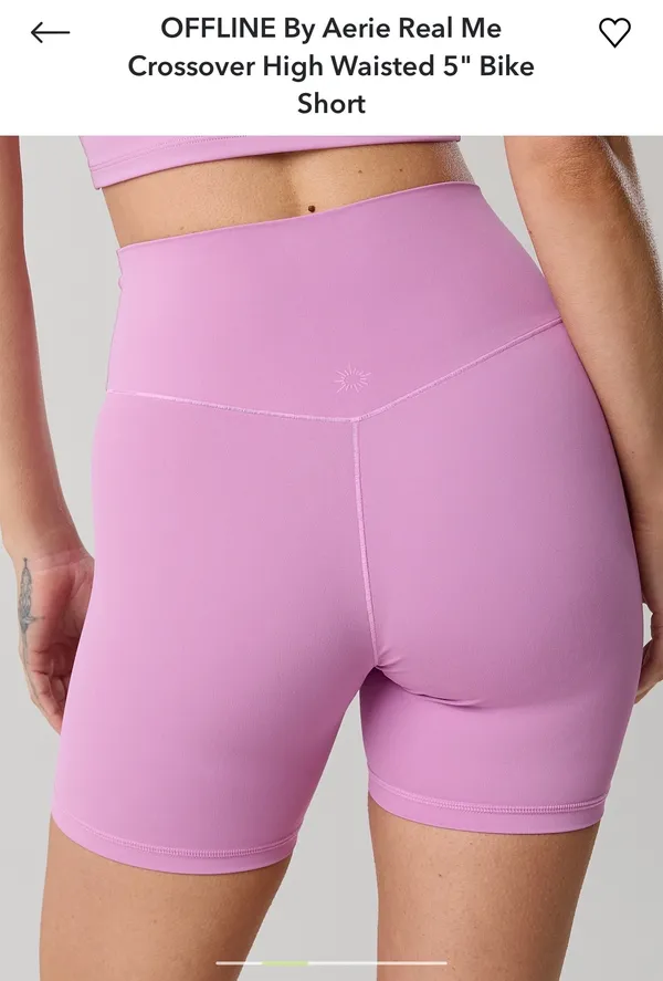 Aerie OFFLINE by Shorts Biker 5" - Image 2