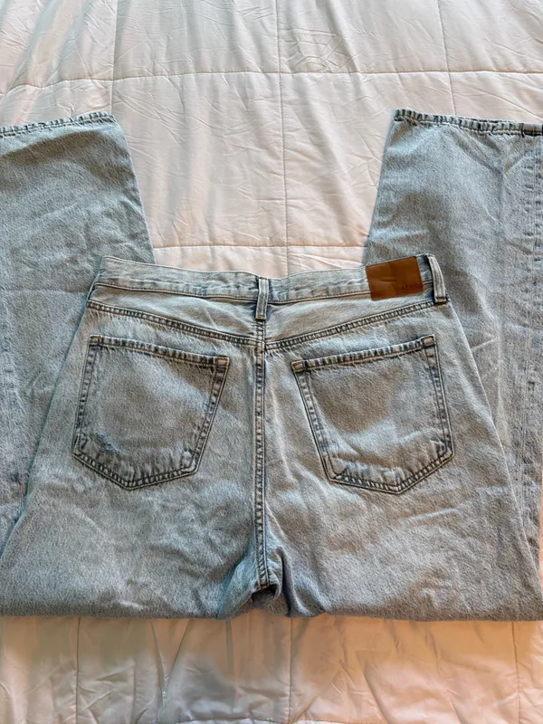 Aeropostale High Rise Baggy Ripped Jeans - Image 5