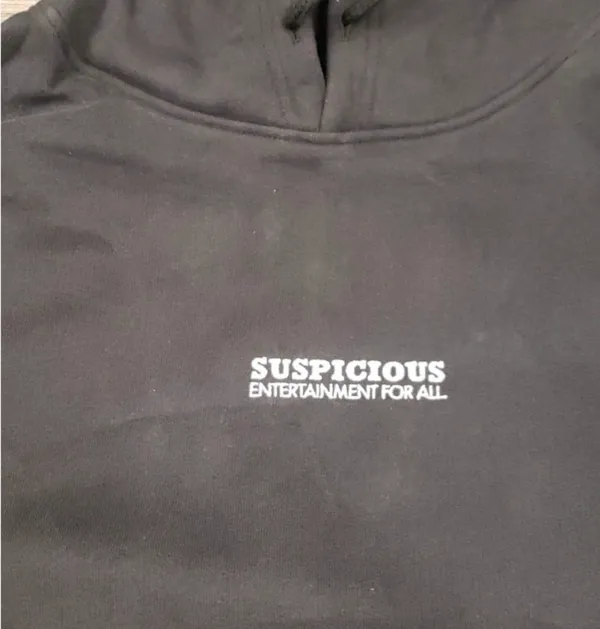 SUSPICIOUS ANT WERP PLAYBOY HOODIE Black Size M - Image 4