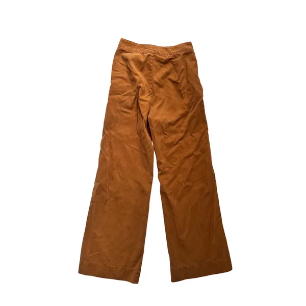 LACAUSA James Trousers Rust Orange Wide Leg Pants LA20192 Size 2 - Image 4