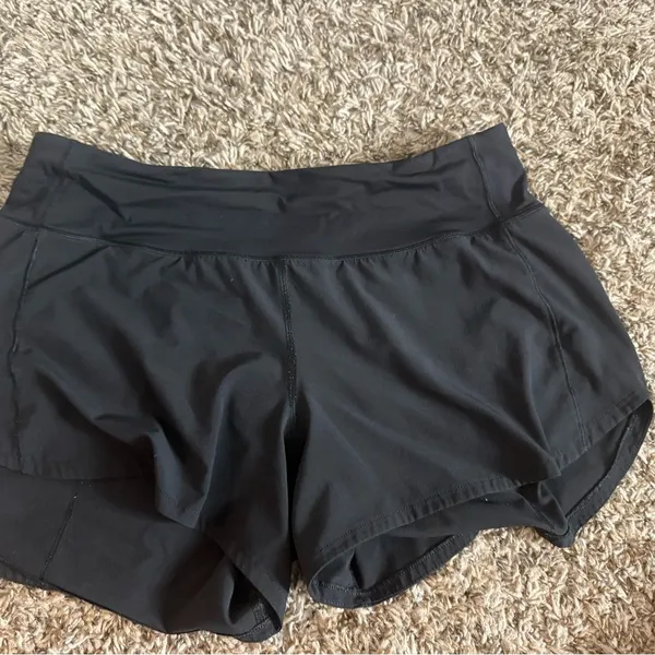 Lulu Speed ups Black Athletic Shorts - Image 2
