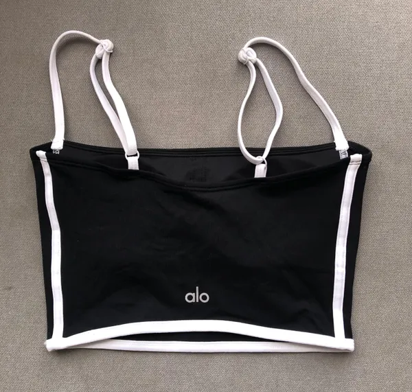 Airbrush Streamlined Bra Tank Black/White XS - Image 8