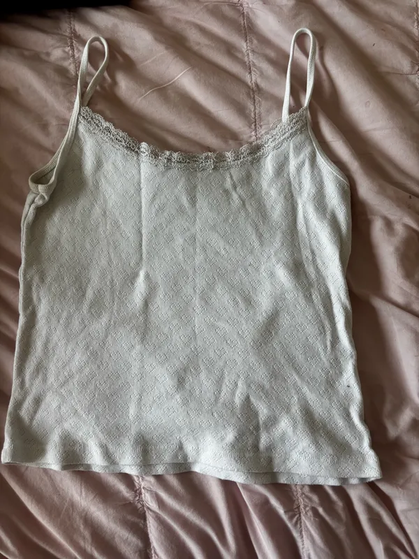 Brandy Melville Tank White Heart - Image 4