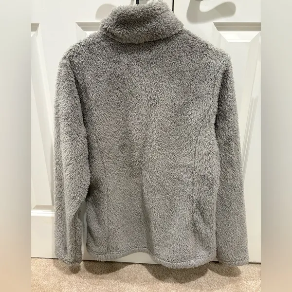 Grey Patagonia Fuzzy Zip Up Los Gatos Quarter Zip Size L - Image 4