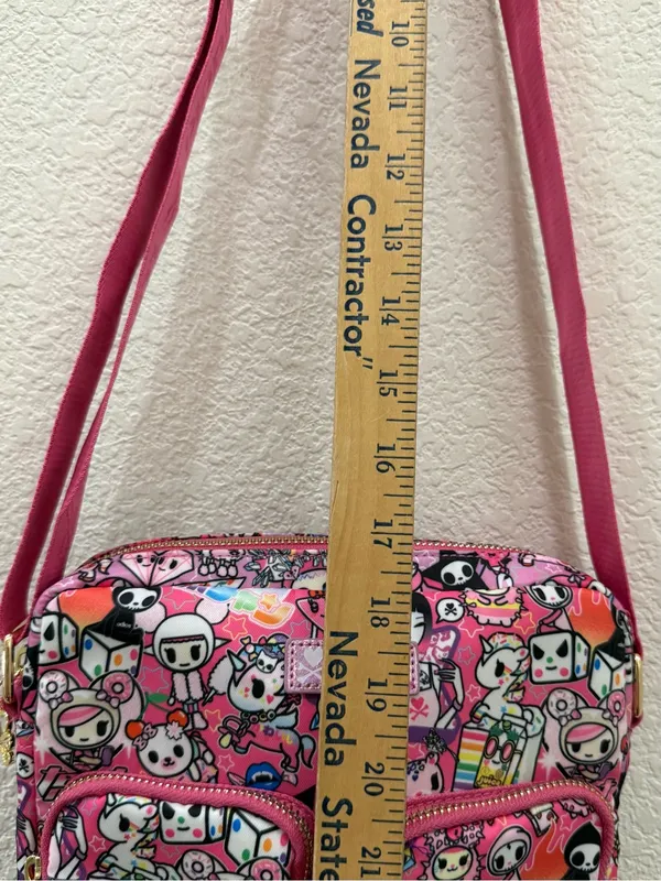 TOKIDOKI Y2Kawaii Double Pocket Super Kawaii Crossbody Bag - Image 8