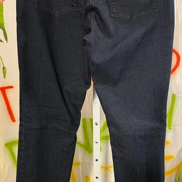 J23. Ann Taylor dark wash straight leg jeans - Image 3