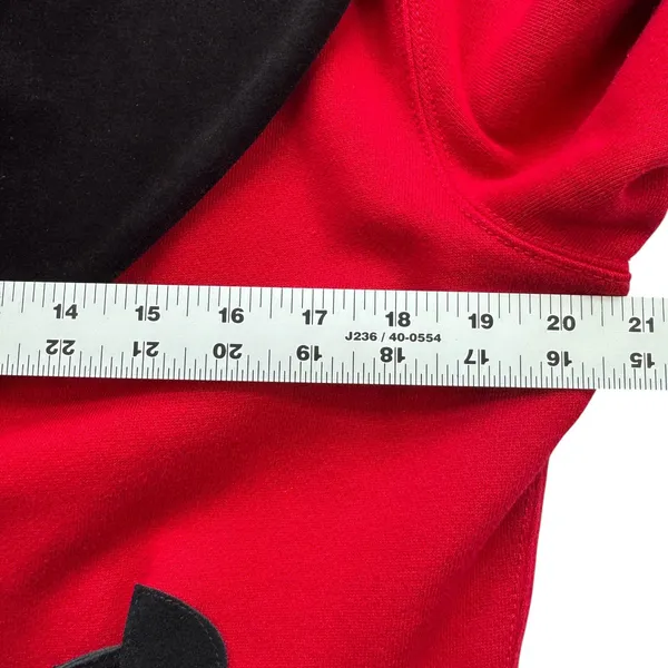 Lauren Ralph Lauren Red Toggle Jacket‎ Womens Large Black Velvet Shawl Collar - Image 6