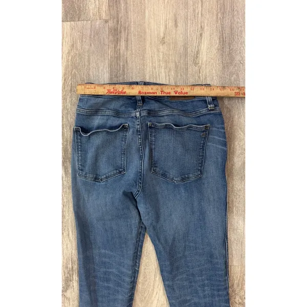Madewell 9 inch High Rise Skinny Jeans Distressed Blue‎ Wash Size 30 - Image 6