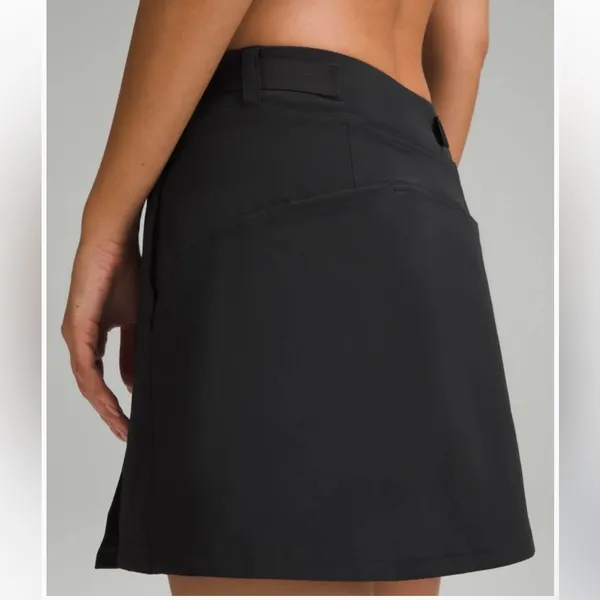 Lululemon NWT Wrap-Front Mid-Rise Golf Skirt / BLACK - Image 5